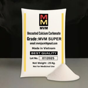 Vietnam Uncoated Calcium Carbonate MVM SUPER